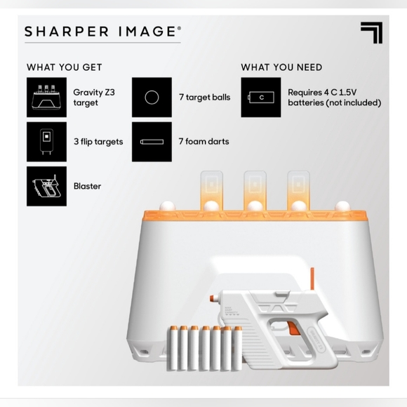 Sharper Image Gravity Z3 Hover Target Game - Picture 2 of 9